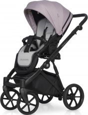 Детская коляска 2 в 1 Riko Nano Pro 03 Pearl Pink (розовая кожа – розовая ткань)